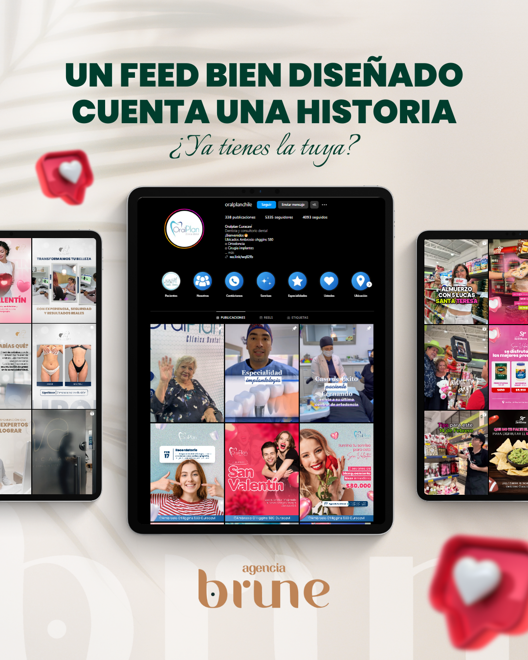 Rubro salud y estética — trabajo realizado por Agencia Brune